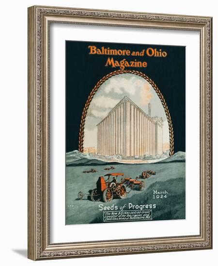 Seeds of Progress 1924-Charles H. Dickson-Framed Giclee Print