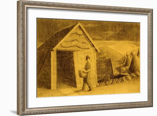 Seedtime and Harvest, 1937-Grant Wood-Framed Giclee Print