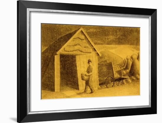 Seedtime and Harvest, 1937-Grant Wood-Framed Giclee Print