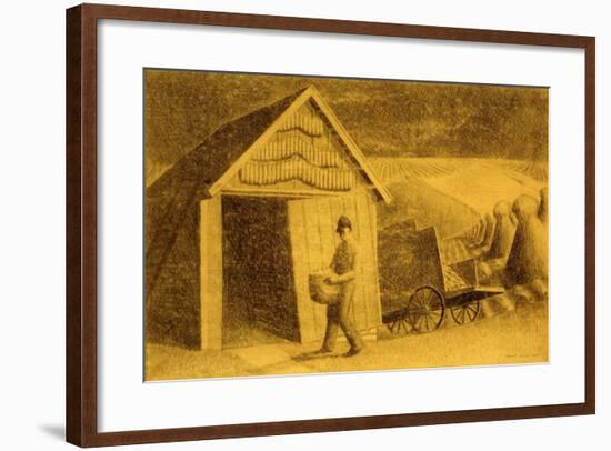 Seedtime and Harvest, 1937-Grant Wood-Framed Giclee Print