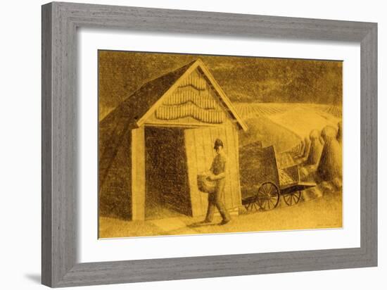 Seedtime and Harvest, 1937-Grant Wood-Framed Giclee Print