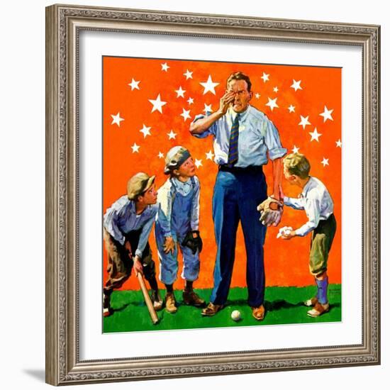 "Seeing Stars,"August 1, 1936-William Meade Prince-Framed Giclee Print