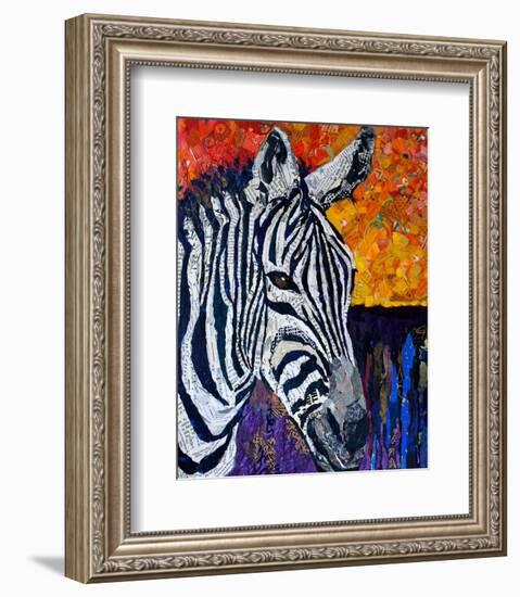 Seeing Stripes Retouched-null-Framed Art Print