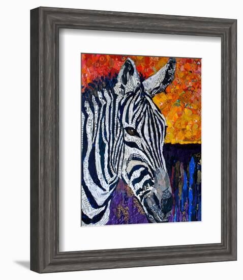 Seeing Stripes Retouched-null-Framed Art Print