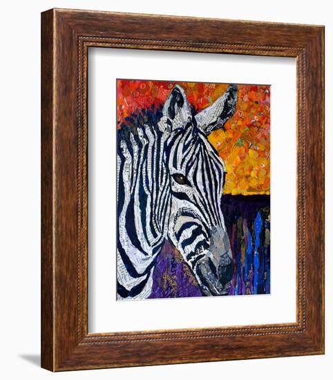 Seeing Stripes Retouched-null-Framed Art Print