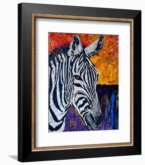 Seeing Stripes Retouched-null-Framed Art Print