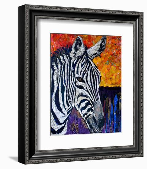 Seeing Stripes Retouched-null-Framed Art Print