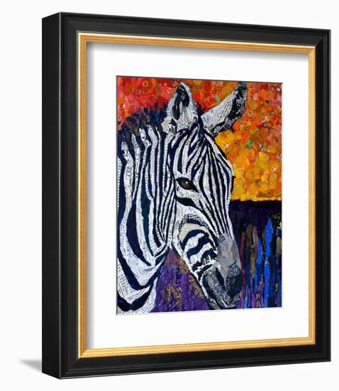 Seeing Stripes Retouched-null-Framed Art Print