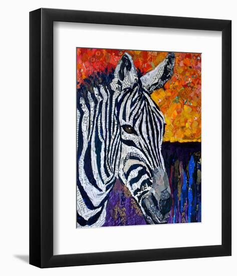 Seeing Stripes Retouched-null-Framed Art Print