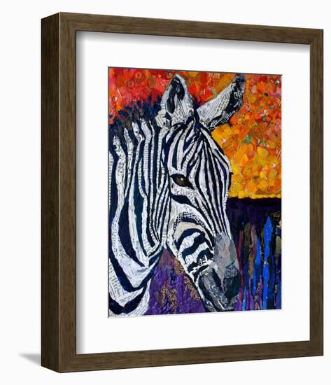 Seeing Stripes Retouched-null-Framed Art Print