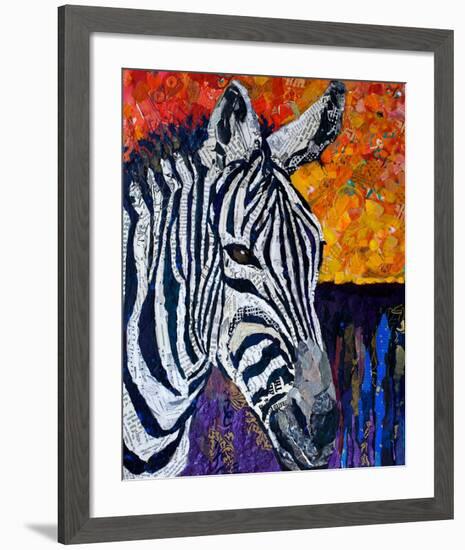 Seeing Stripes Retouched-null-Framed Art Print