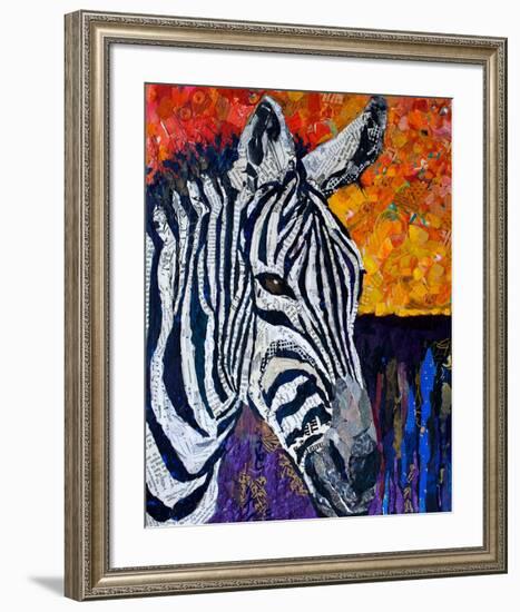 Seeing Stripes Retouched-null-Framed Art Print