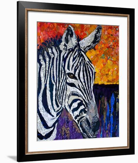Seeing Stripes Retouched-null-Framed Art Print
