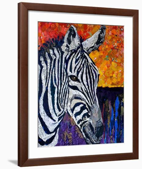 Seeing Stripes Retouched-null-Framed Art Print