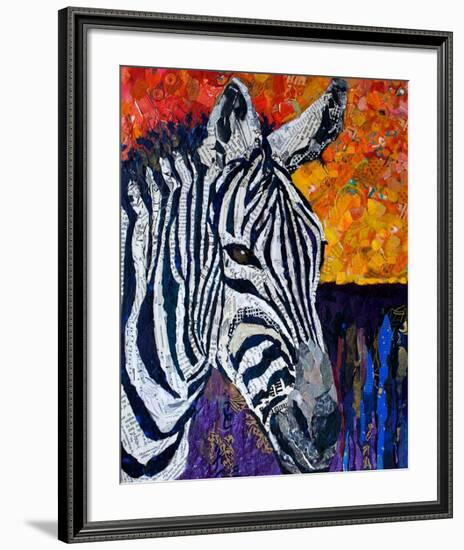 Seeing Stripes Retouched-null-Framed Art Print