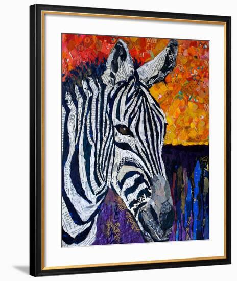 Seeing Stripes Retouched-null-Framed Art Print