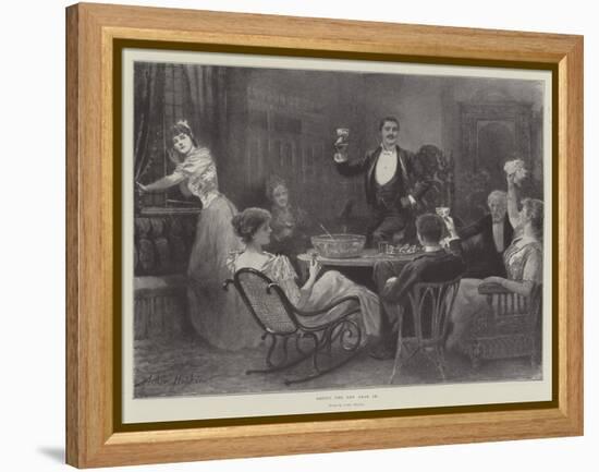 Seeing the New Year In-Arthur Hopkins-Framed Premier Image Canvas