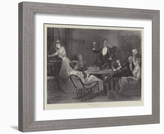 Seeing the New Year In-Arthur Hopkins-Framed Giclee Print