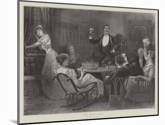 Seeing the New Year In-Arthur Hopkins-Mounted Giclee Print