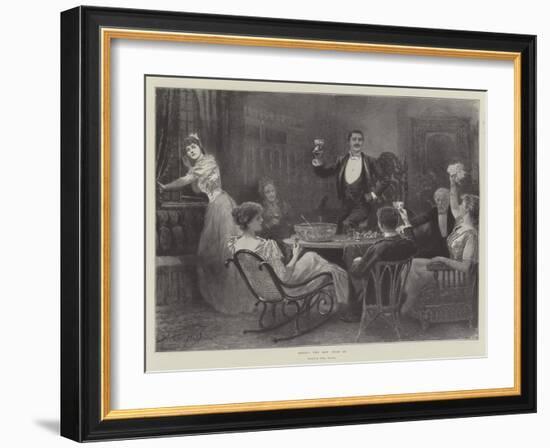 Seeing the New Year In-Arthur Hopkins-Framed Giclee Print