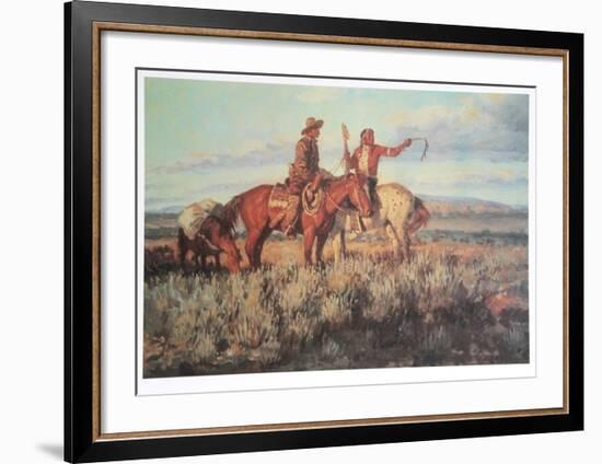 Seeking Directions-Joe Beeler-Framed Collectable Print