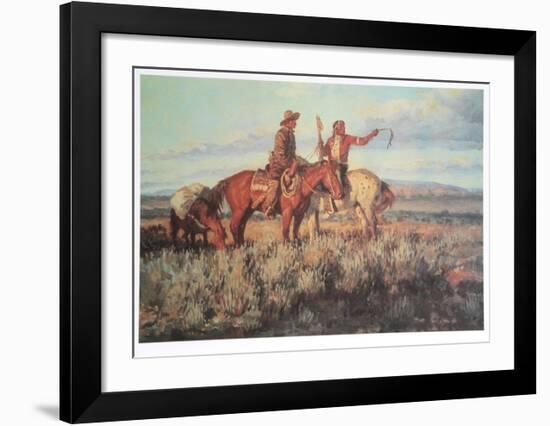 Seeking Directions-Joe Beeler-Framed Collectable Print