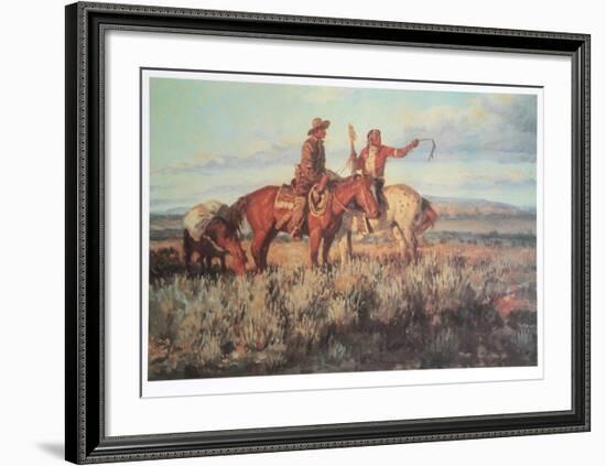 Seeking Directions-Joe Beeler-Framed Collectable Print