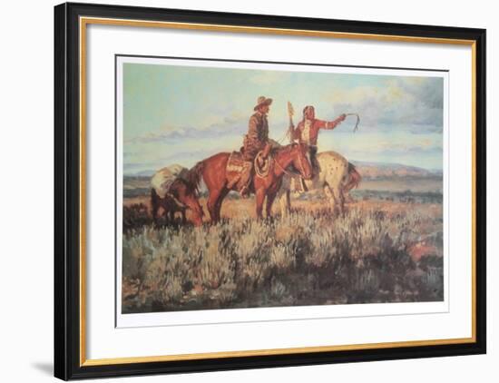 Seeking Directions-Joe Beeler-Framed Collectable Print