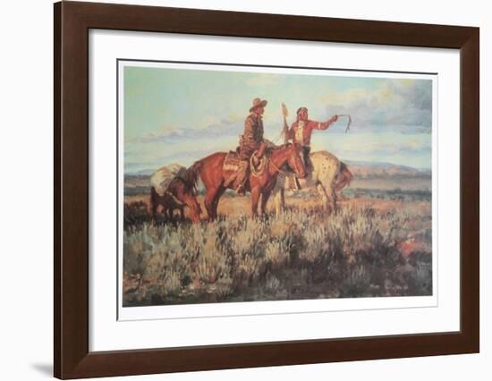 Seeking Directions-Joe Beeler-Framed Collectable Print