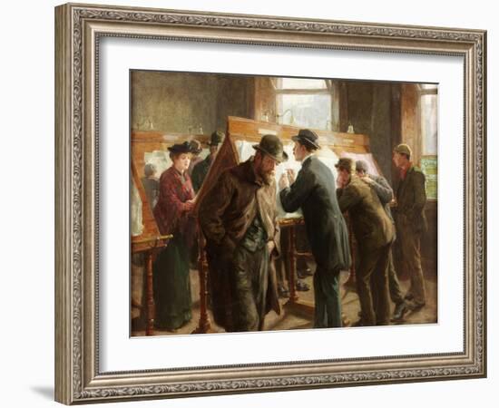 Seeking Situations-Ralph Hedley-Framed Giclee Print