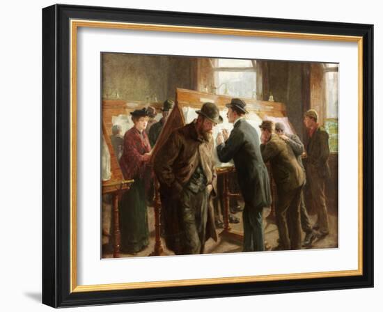 Seeking Situations-Ralph Hedley-Framed Giclee Print