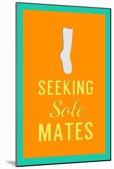 Seeking Sole Mates-Sd Graphics Studio-Mounted Art Print