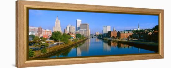 Seekonk River Passing Through Providence, Rhode Island-null-Framed Stretched Canvas