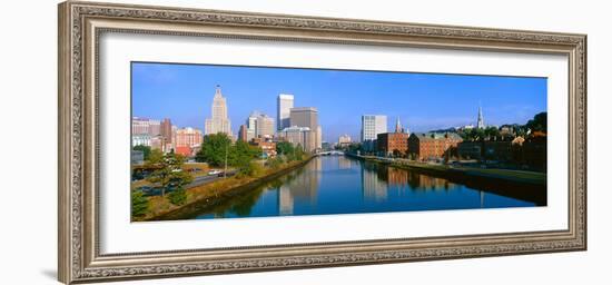 Seekonk River Passing Through Providence, Rhode Island-null-Framed Photographic Print