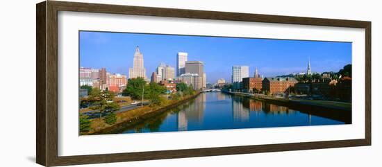Seekonk River Passing Through Providence, Rhode Island-null-Framed Photographic Print