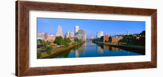 Seekonk River Passing Through Providence, Rhode Island-null-Framed Photographic Print