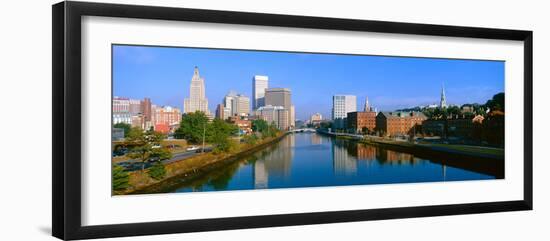 Seekonk River Passing Through Providence, Rhode Island-null-Framed Photographic Print