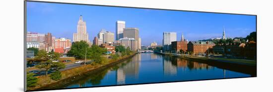 Seekonk River Passing Through Providence, Rhode Island-null-Mounted Photographic Print