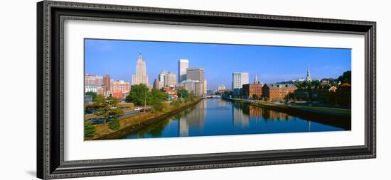 Seekonk River Passing Through Providence, Rhode Island-null-Framed Photographic Print