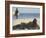 Seen from Her Back, Young Woman Lying on Beach Wearing Bikini Viewing Ocean-Co Rentmeester-Framed Photographic Print