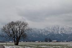 Dusk over the town, Munich, Bavaria, Germany-Seepia Fotografie-Photographic Print