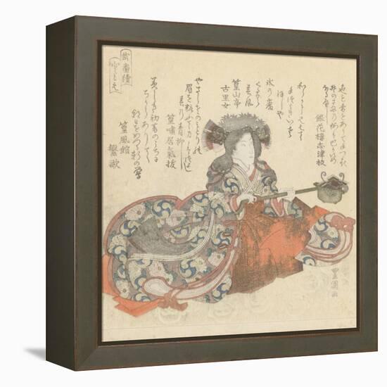 Segawa Kikunojô as Tomoe Gozen, c.1825-29-Utagawa Toyokuni-Framed Premier Image Canvas