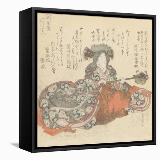 Segawa Kikunojô as Tomoe Gozen, c.1825-29-Utagawa Toyokuni-Framed Premier Image Canvas