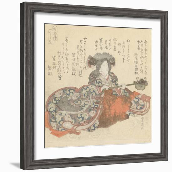 Segawa Kikunojô as Tomoe Gozen, c.1825-29-Utagawa Toyokuni-Framed Giclee Print