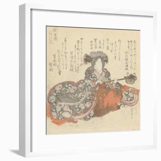 Segawa Kikunojô as Tomoe Gozen, c.1825-29-Utagawa Toyokuni-Framed Giclee Print