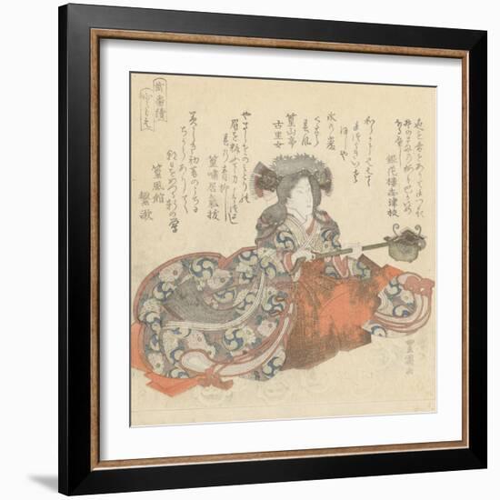 Segawa Kikunojô as Tomoe Gozen, c.1825-29-Utagawa Toyokuni-Framed Giclee Print