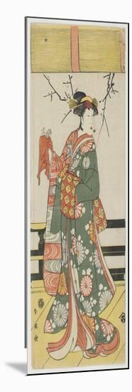 Segawa Kikunojo III as Itohagi, 1792-Katsukawa Shun'ei-Mounted Giclee Print