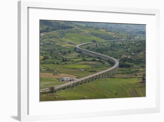 Segesta, Highway-Guido Cozzi-Framed Photographic Print