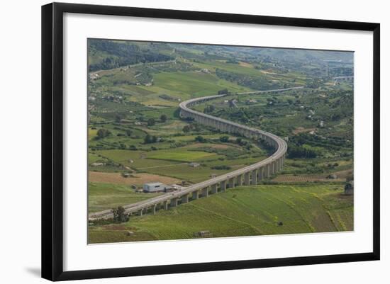 Segesta, Highway-Guido Cozzi-Framed Photographic Print