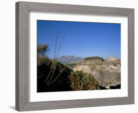 Segesta, Sicily, Italy-Oliviero Olivieri-Framed Photographic Print